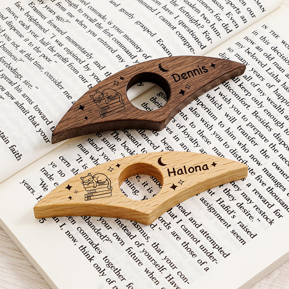 Pagewings Personalized Just One More Page Book Page Holder