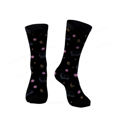 Pagewings Read Banned Books Shirt, Social Justice Gift Socks