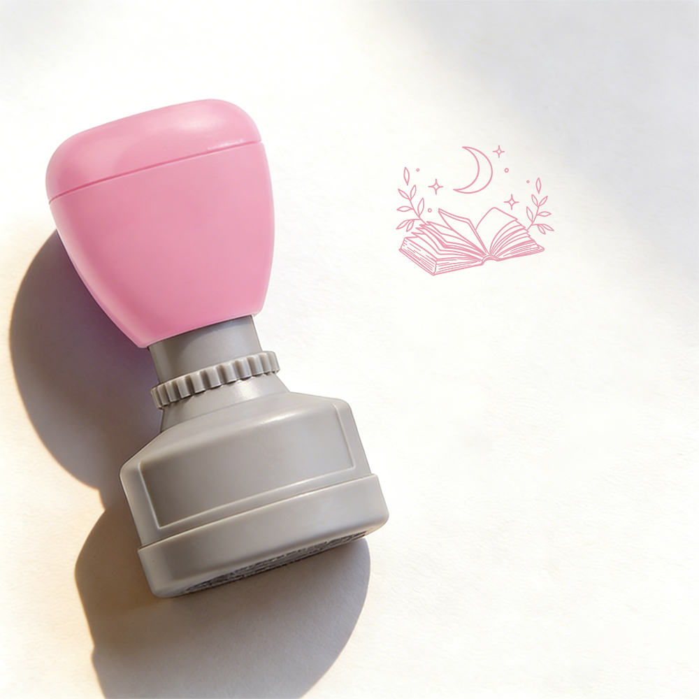 Pagewings Read Books Be Kind Stay Weird Stamp