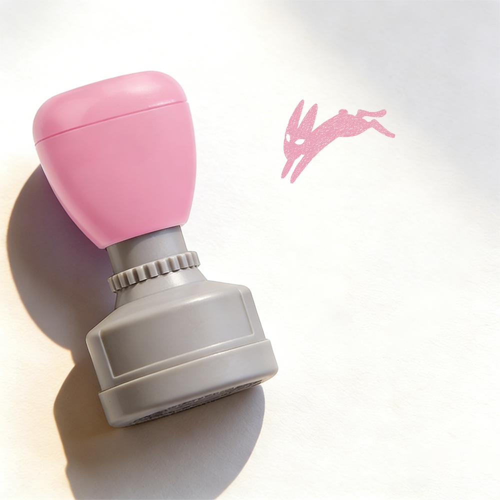 Pagewings Death Bunny Stamp