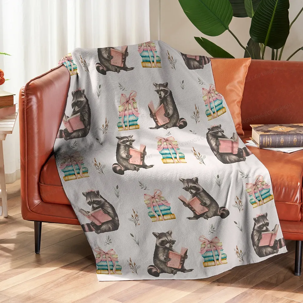 Pagewings Read Books Be Kind Stay Weird Unisex Blanket