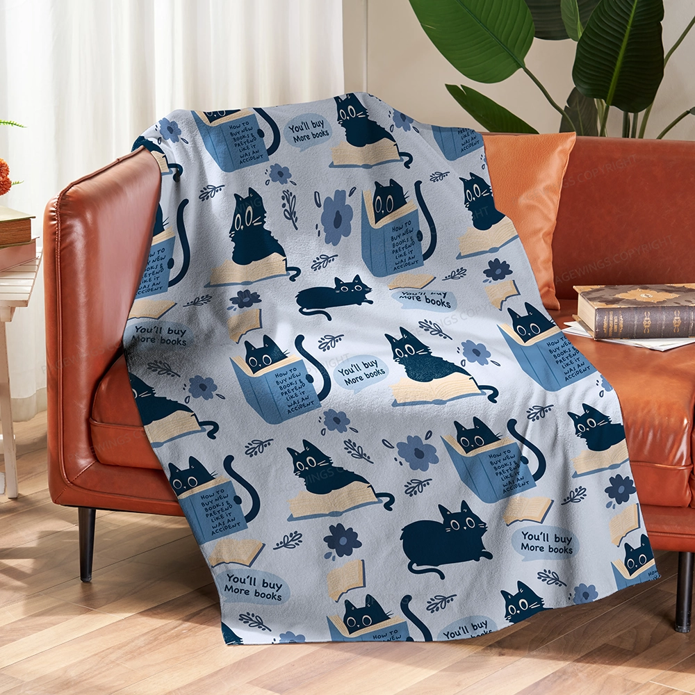 Pagewings You'll Buy More Books Blanket