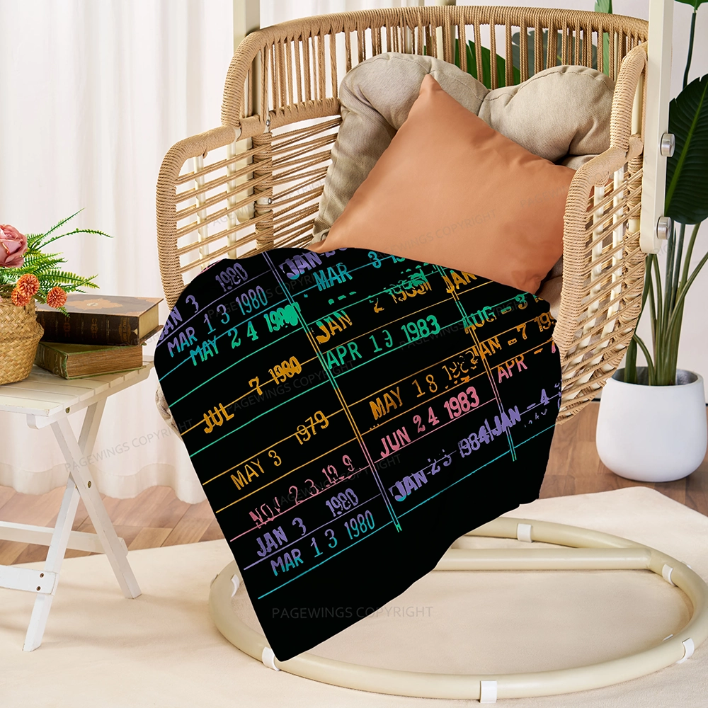 Pagewings Return To Library Unisex Blanket