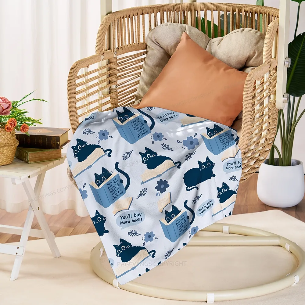Pagewings You'll Buy More Books Blanket