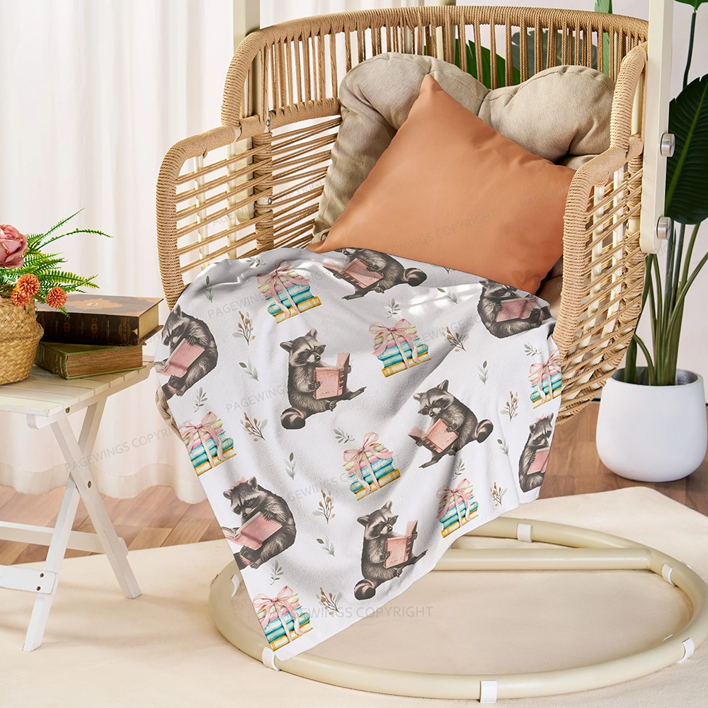 Pagewings Read Books Be Kind Stay Weird Unisex Blanket