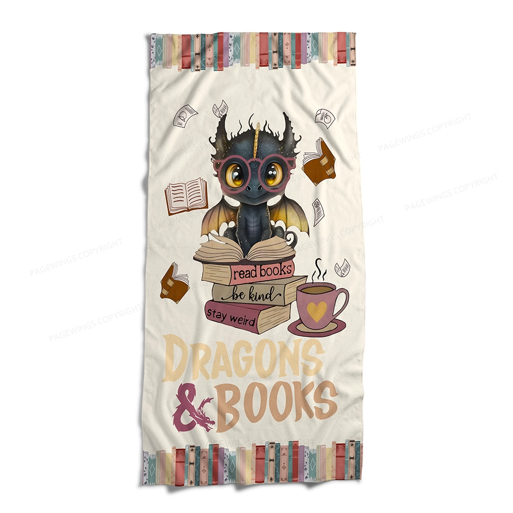 Pagewings Read Books Be Kind Stay Weird Unisex Blanket