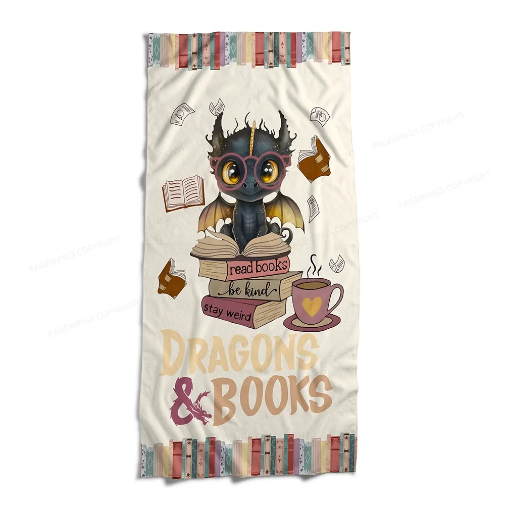 Pagewings Read Books Be Kind Stay Weird Unisex Blanket