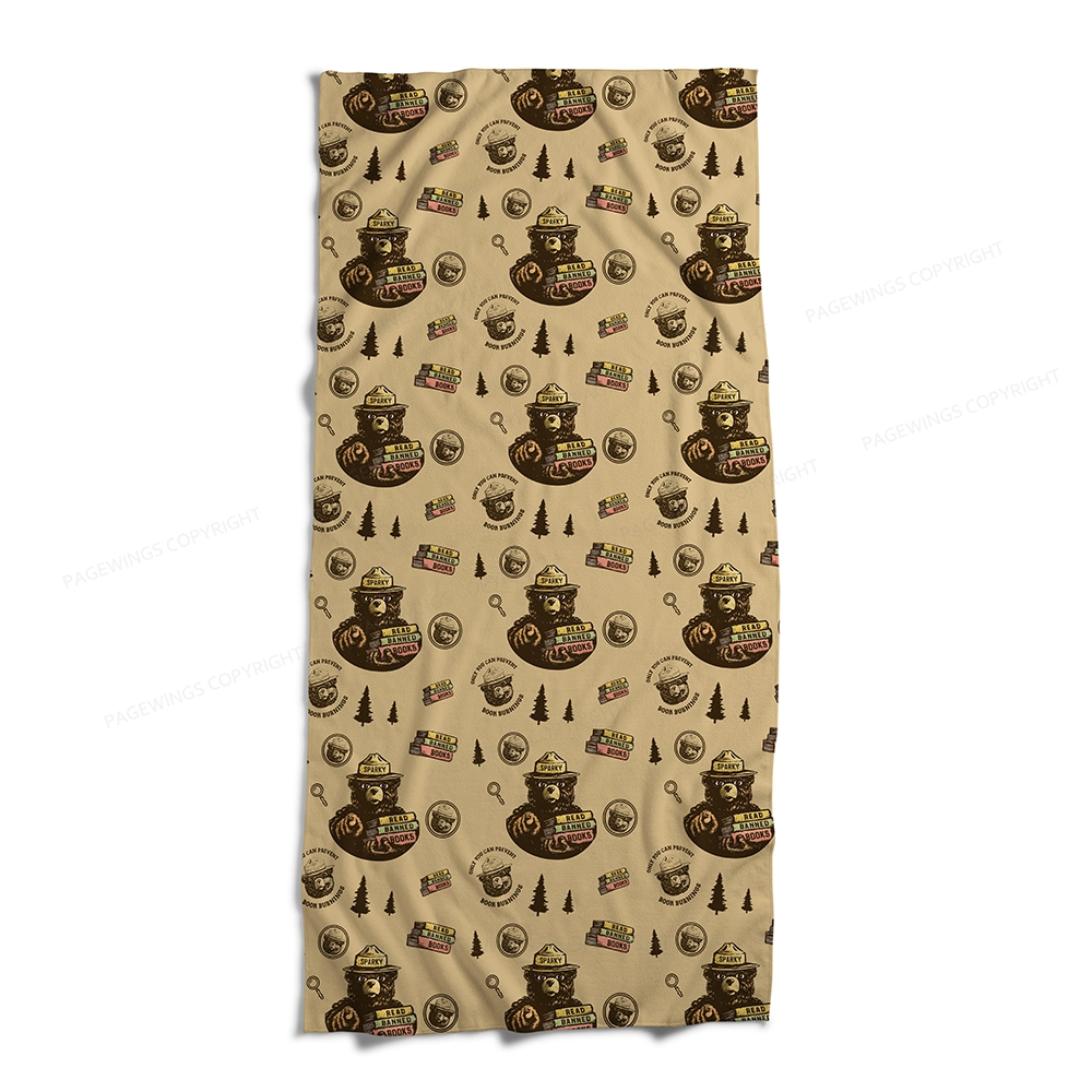 Pagewings Only You Can Prevent Book Burnings Blanket