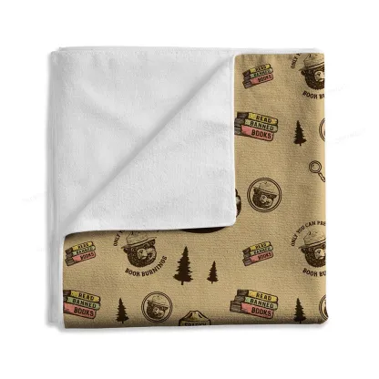 Pagewings Only You Can Prevent Book Burnings Blanket