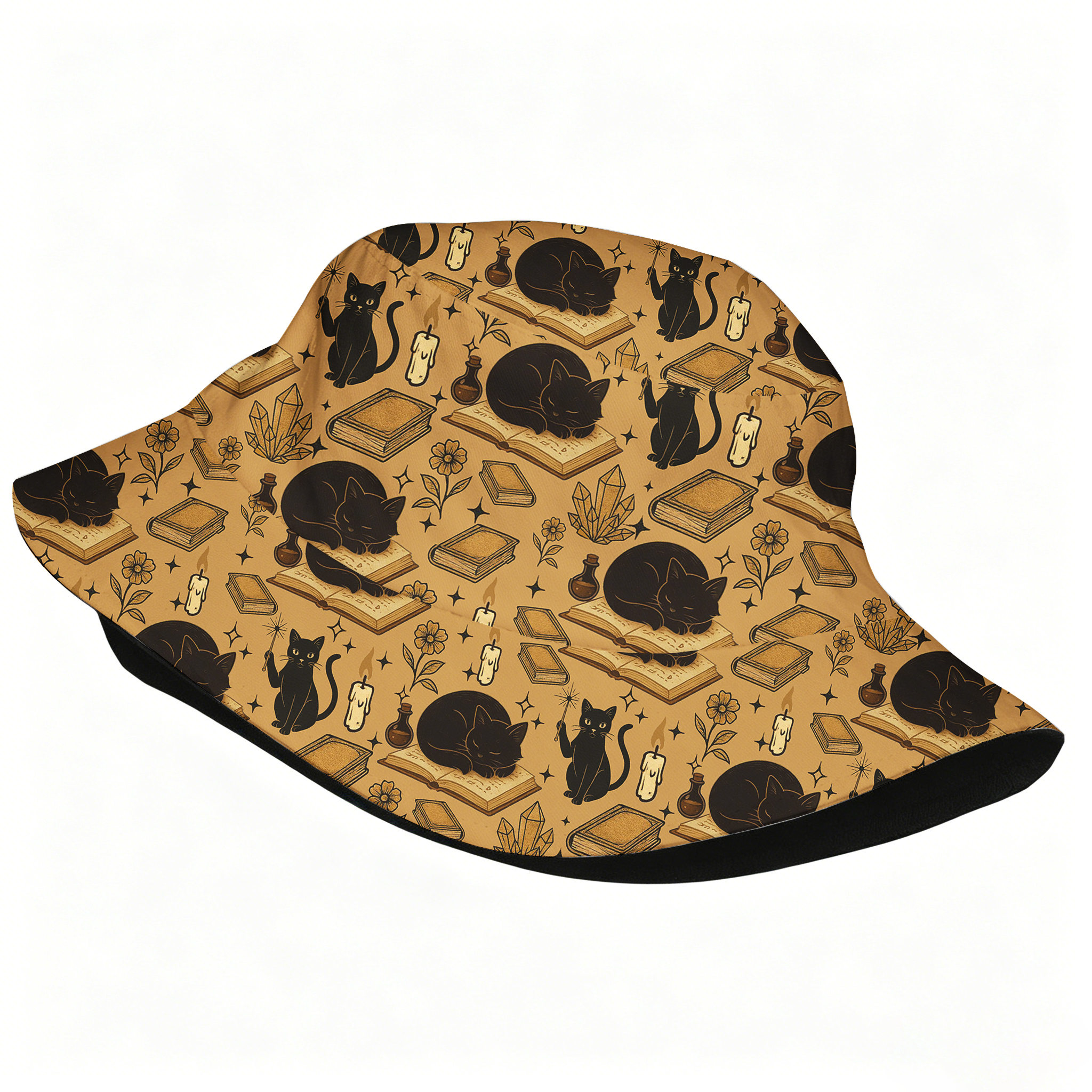 Pagewings Cats And Reading2008H Bucket Hat