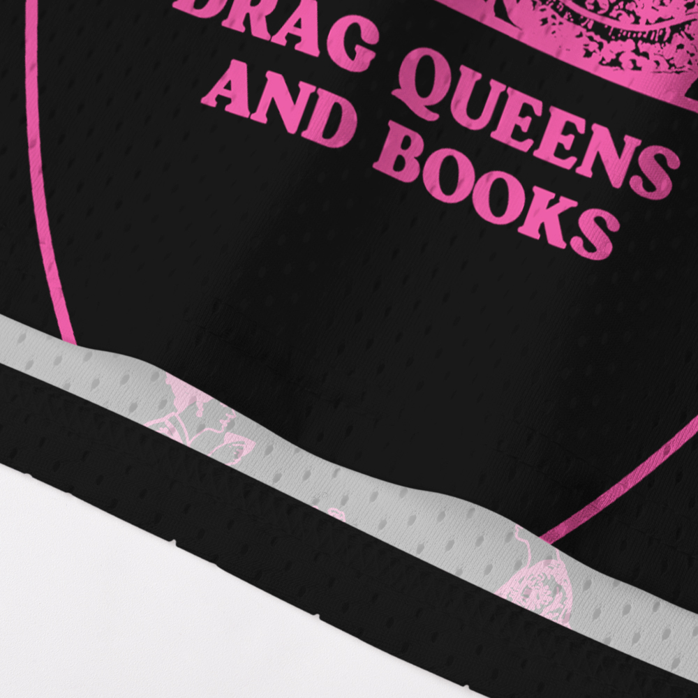 Pagewings Imagine Being Afraid Of Drag Queens And Books Unisex Mesh Tank Top
