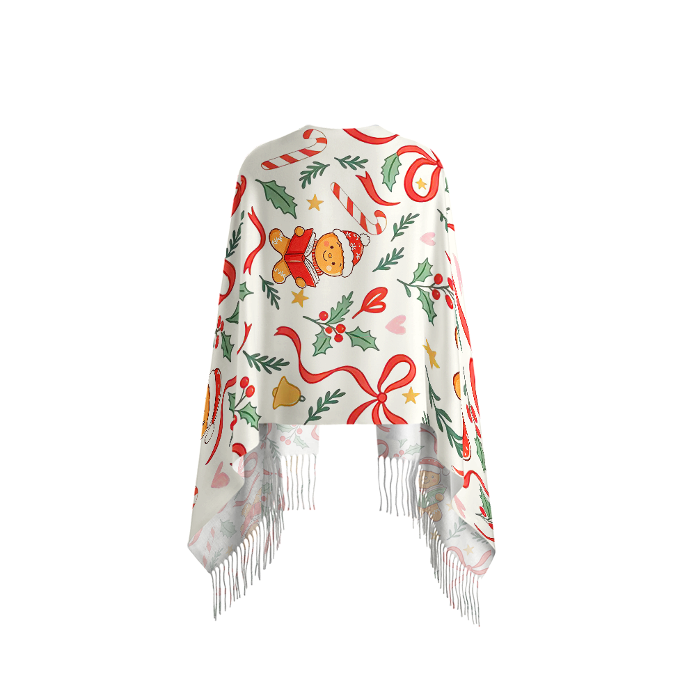 Pagewings Bookish Vibe Long Fringe Scarf 