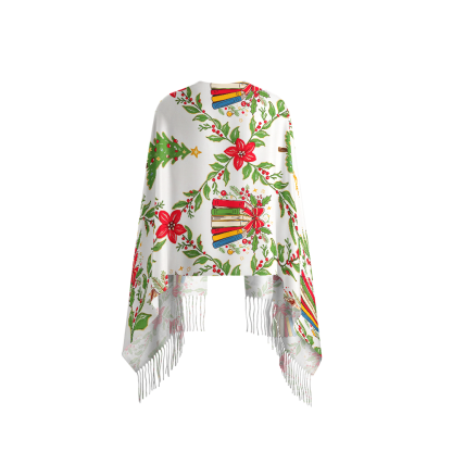 Pagewings Bookish Vibe Long Fringe Scarf 