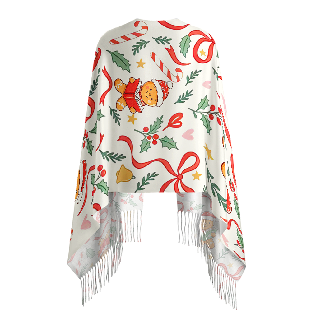 Pagewings Bookish Vibe Long Fringe Scarf 
