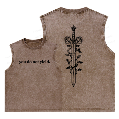Pagewings Throne of Glass Merch Unisex Washed Tank Top