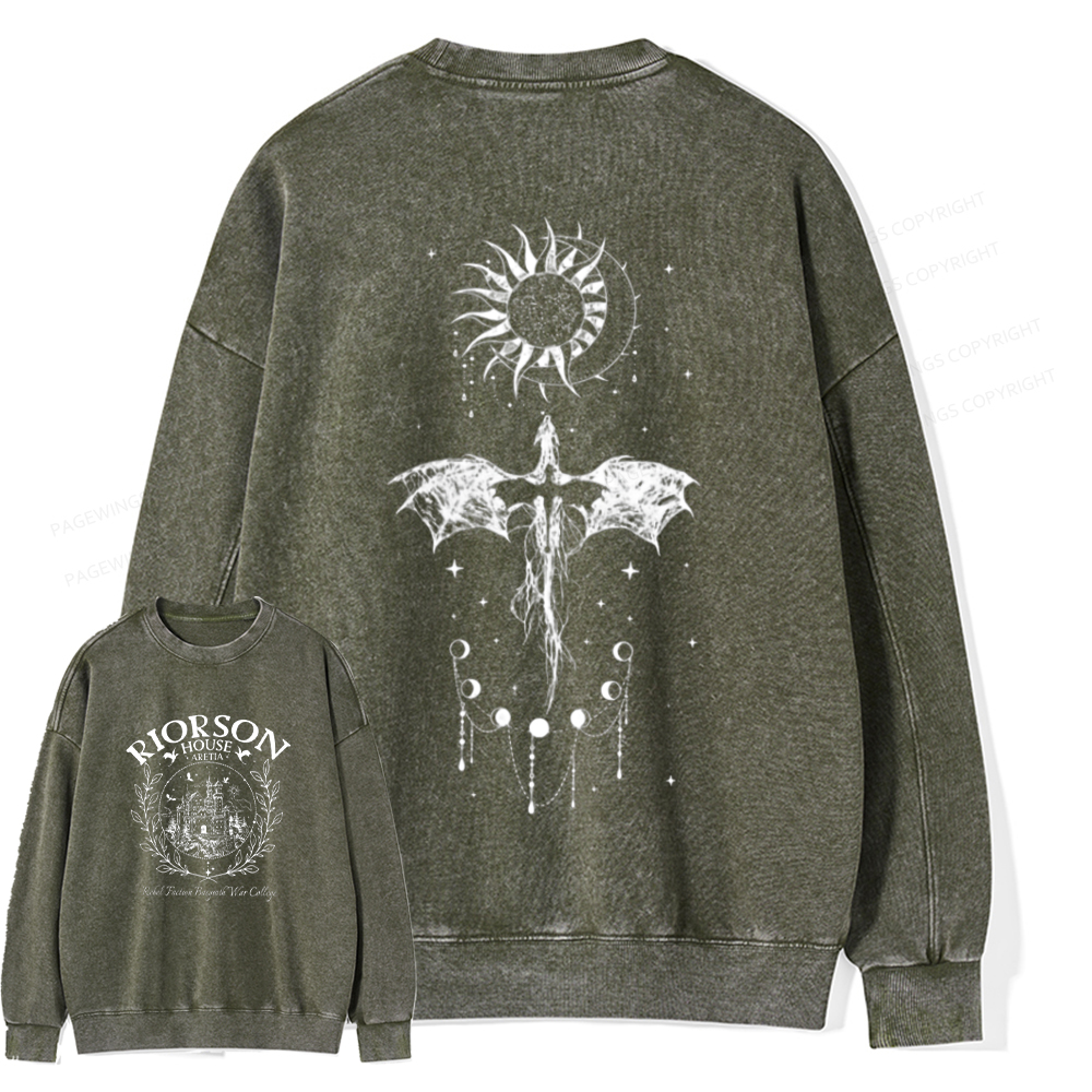[Copy]Pagewings The World Will Be Saved And Remade Unisex Washed Sweatshirt