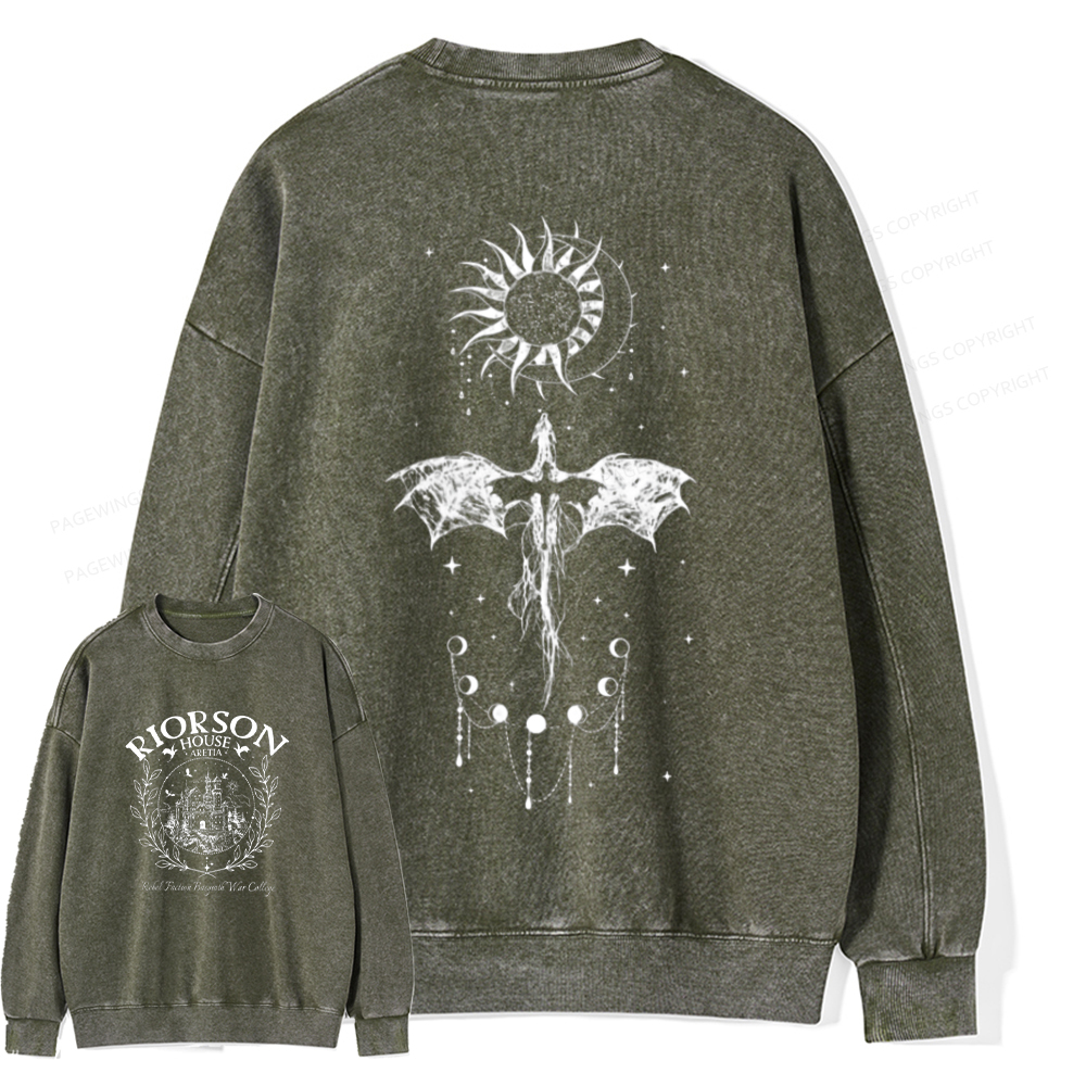 [Copy]Pagewings The World Will Be Saved And Remade Unisex Washed Sweatshirt