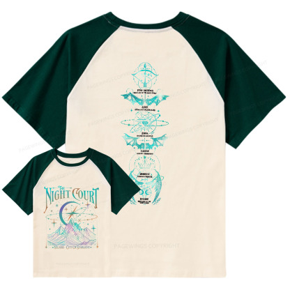 Pagewings The Night Court Raglan T-shirt