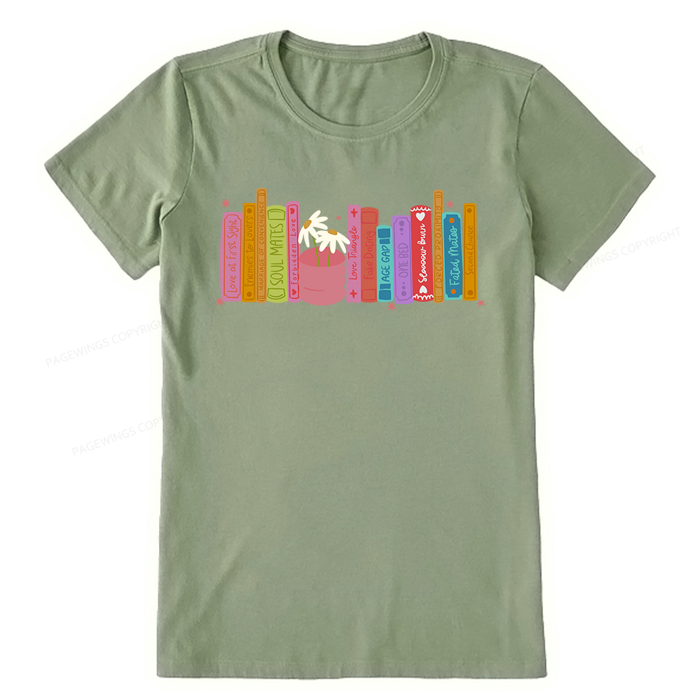 Pagewings Romance Book Tropes Unisex Classic T-shirt