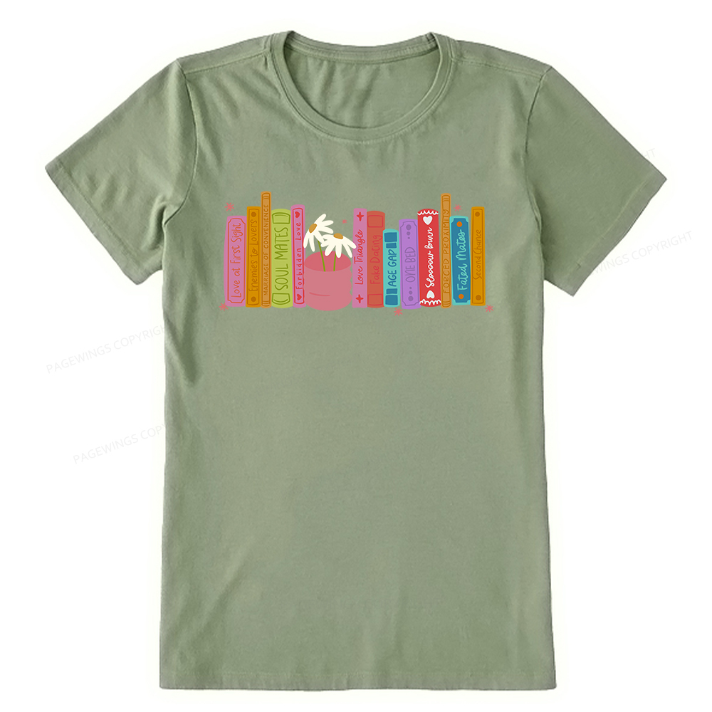 Pagewings Romance Book Tropes Unisex Classic T-shirt