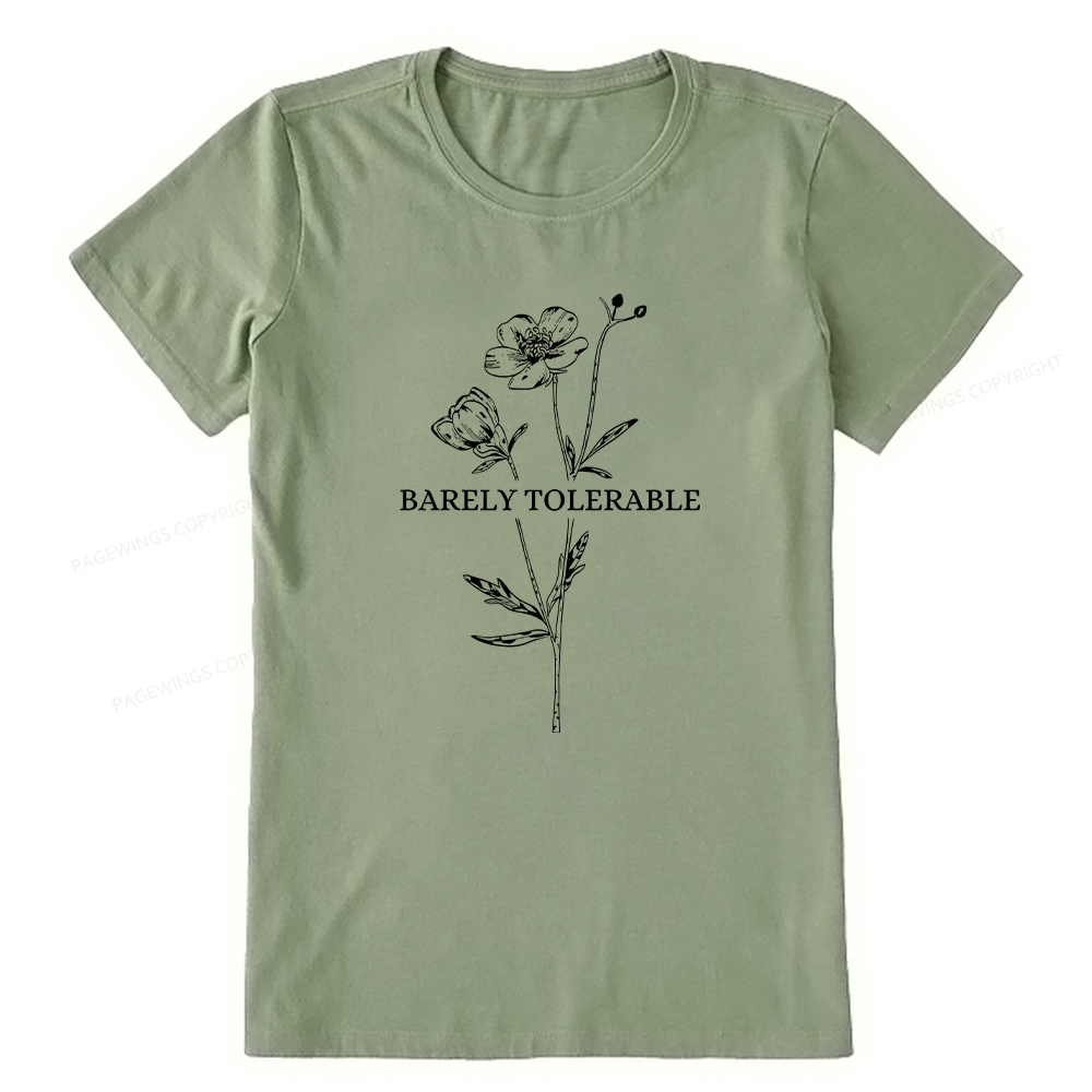 Pagewings Barely Tolerable Unisex Classic T-shirt