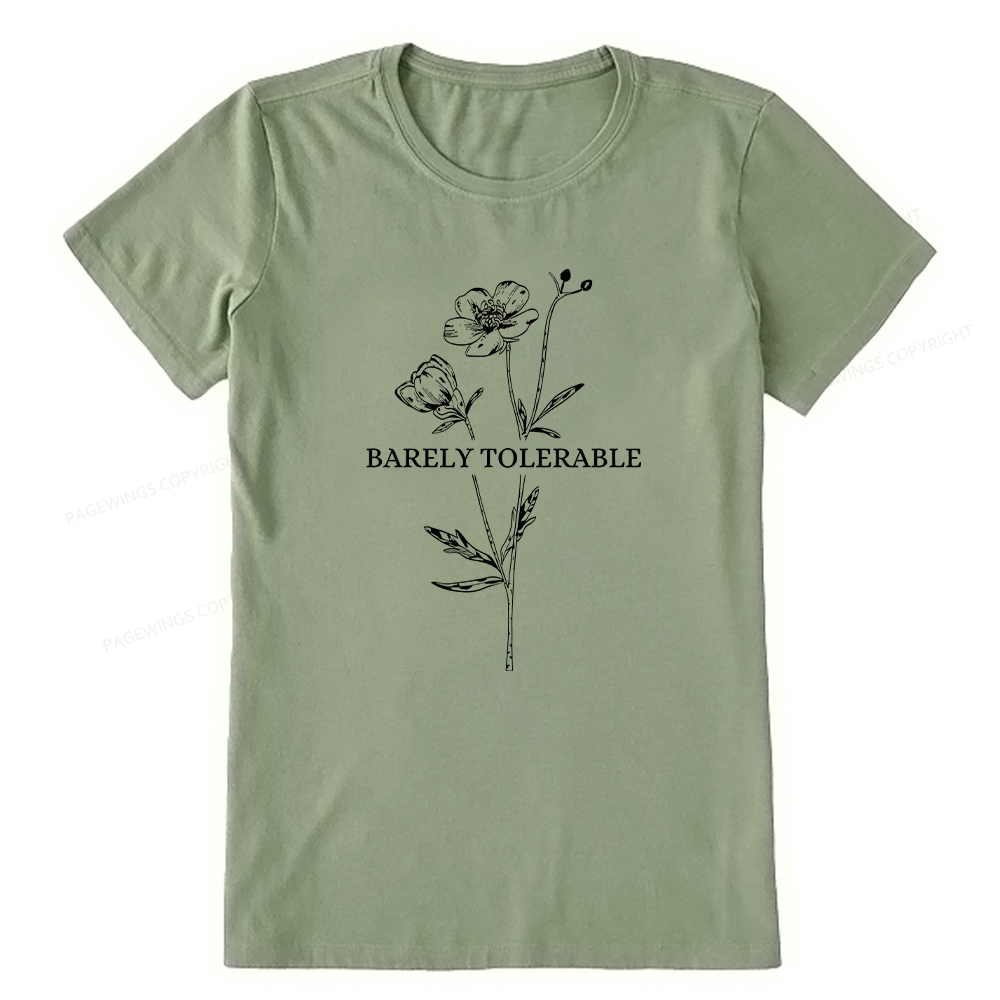 Pagewings Barely Tolerable Unisex Classic T-shirt