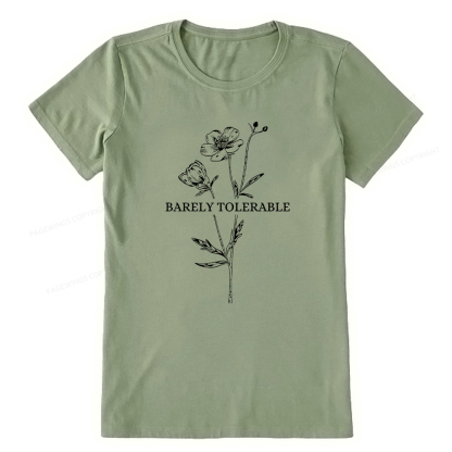 Pagewings Barely Tolerable Unisex Classic T-shirt