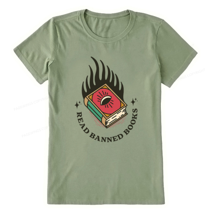 Pagewings Read Banned Books Unisex Classic T-shirt