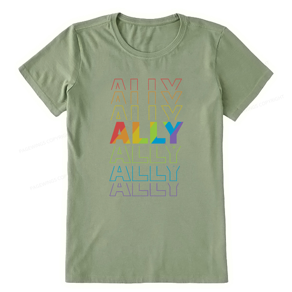 Pagewings LGBTQ Ally Unisex Classic T-shirt