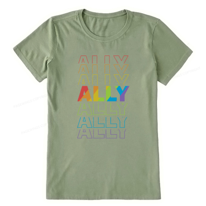 Pagewings LGBTQ Ally Unisex Classic T-shirt