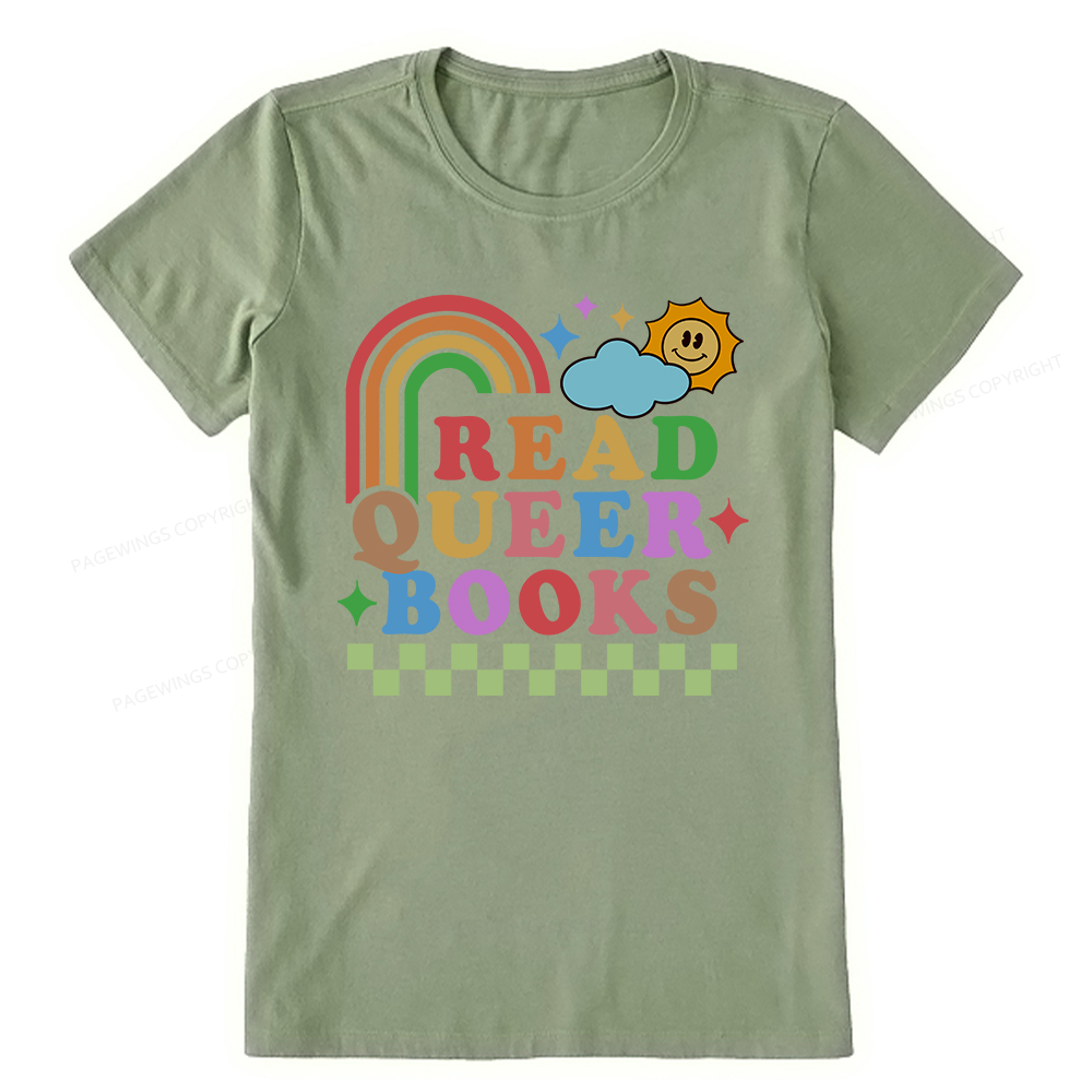 Pagewings Read Queer Books Unisex Classic T-shirt