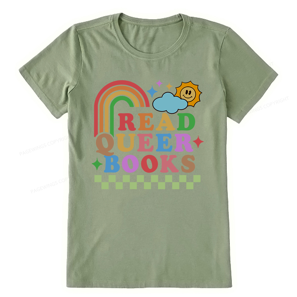 Pagewings Read Queer Books Unisex Classic T-shirt