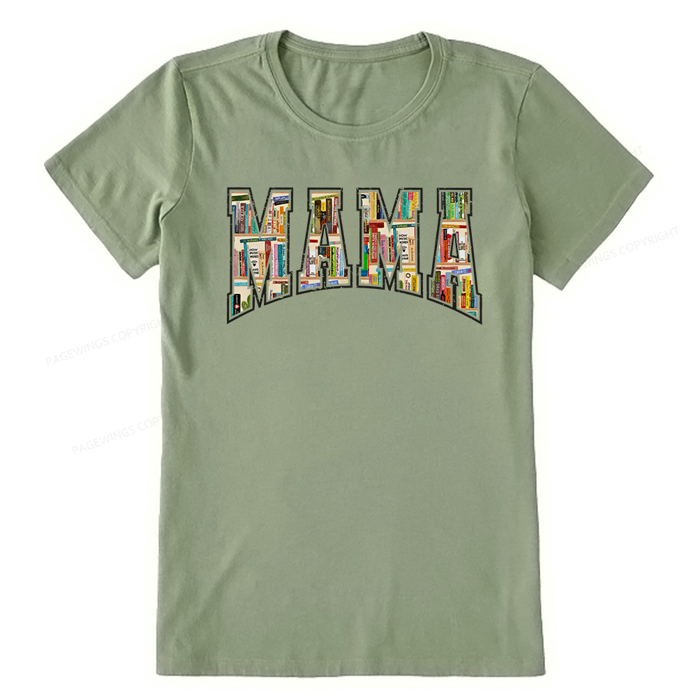 Pagewings About MAMA's Bookshelf Unisex Classic T-shirt