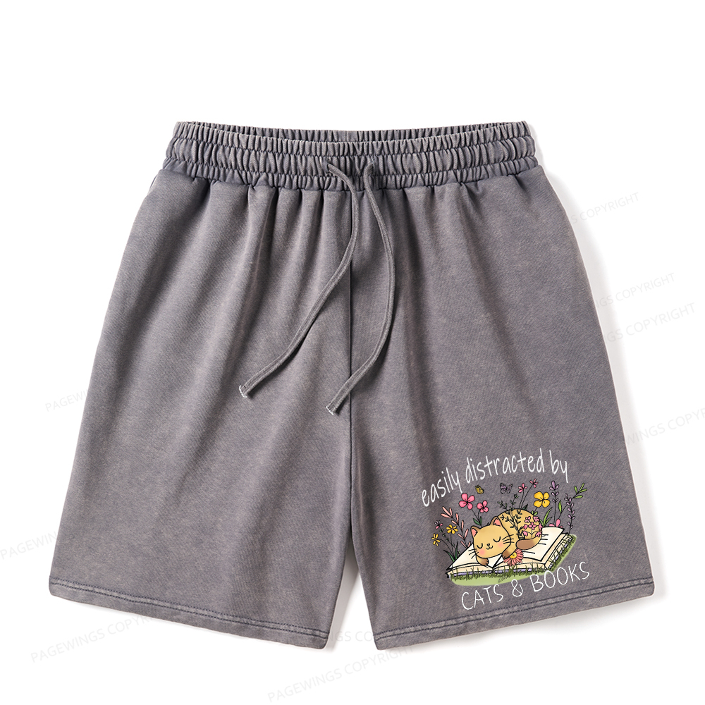 Pagewings SJM Book Club Christmas Unisex Washed Shorts