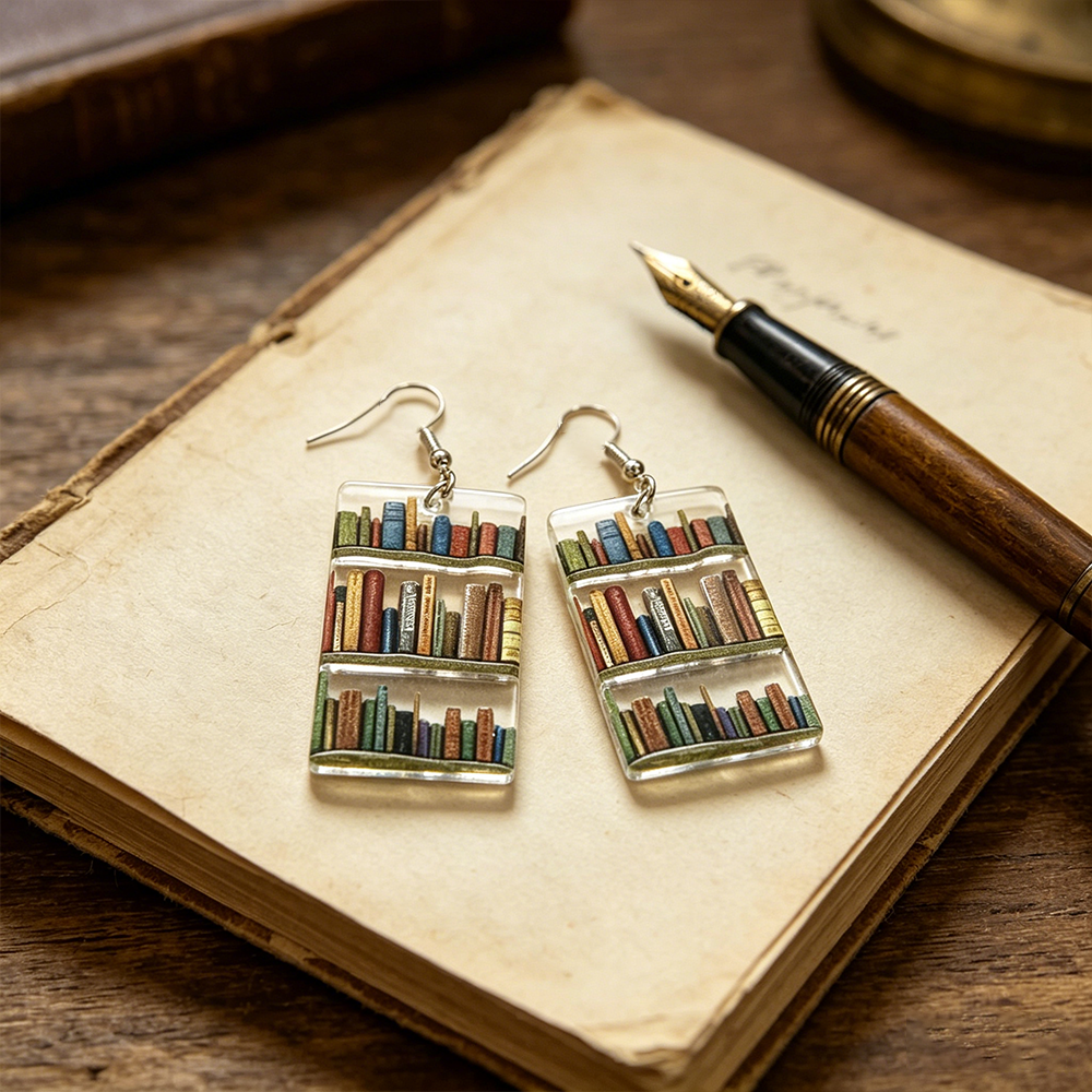 Pagewings Bookworm Earrings
