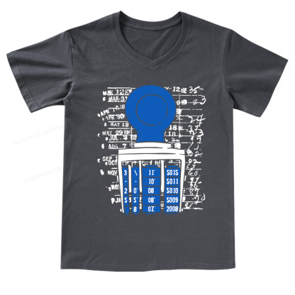 Pagewings Books Library V-neck T-shirt