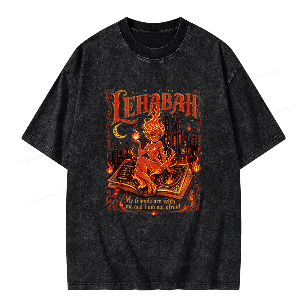 Pagewings Light It Up Unisex Washed T-shirt