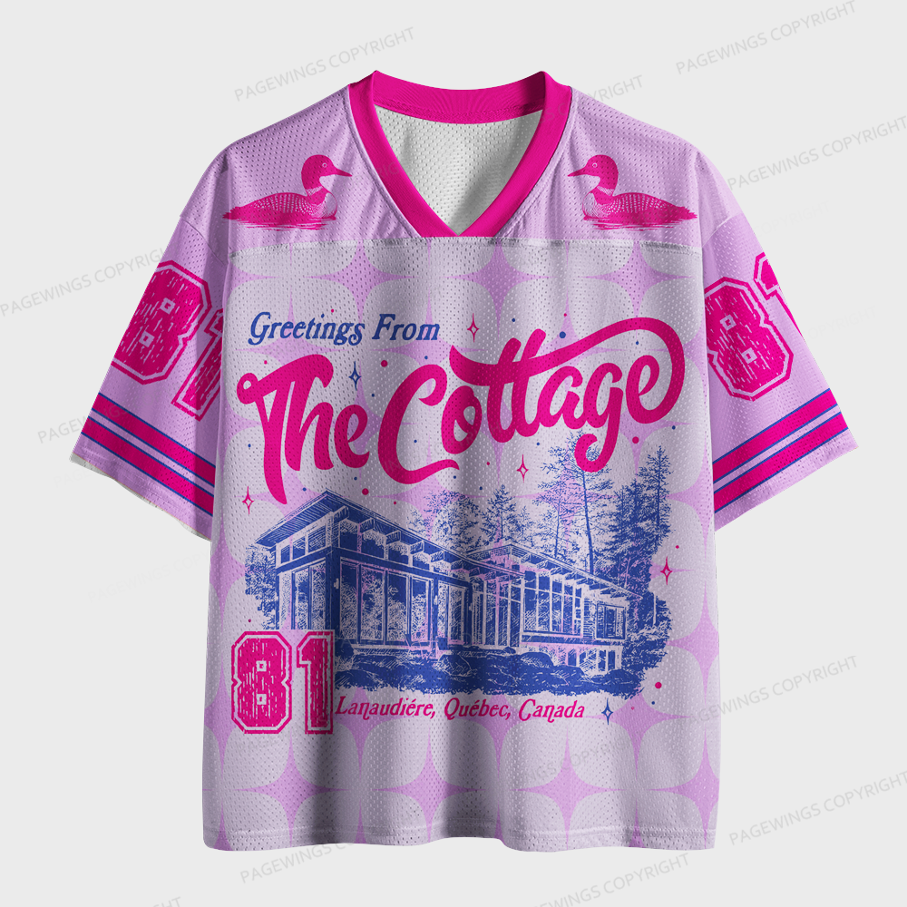 Pagewings From The Cottage Unisex Mesh Jersey