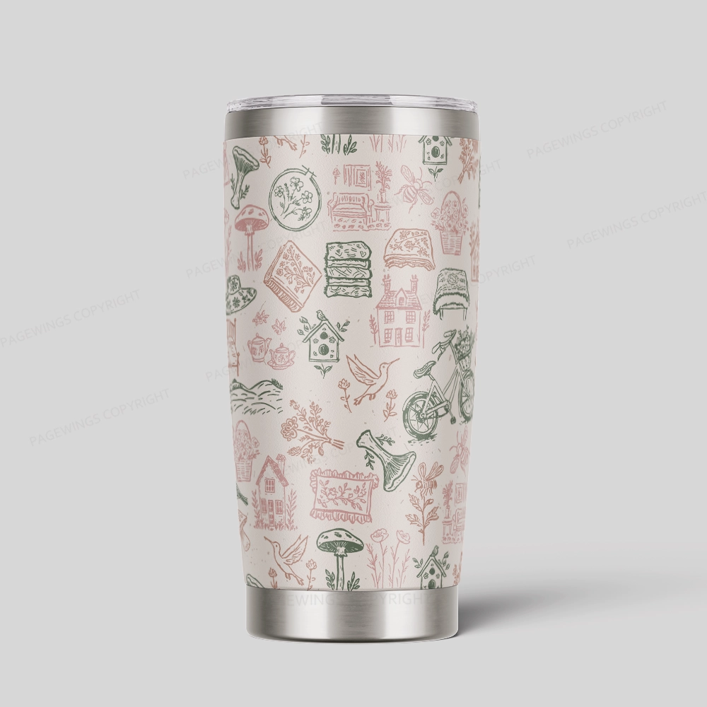 Pagewings Read Books Be Kind Stay Weird Tumbler