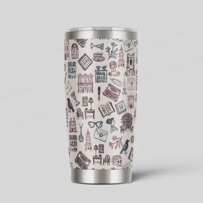 Pagewings Bookish Book Lovers Tumbler