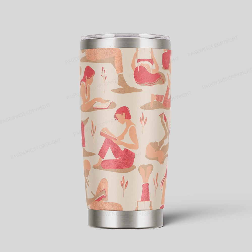 Pagewings Reading Is My Favorite Sport Tumbler