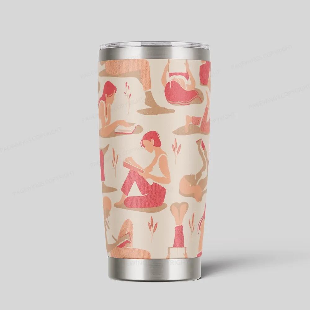 Pagewings Reading Is My Favorite Sport Tumbler