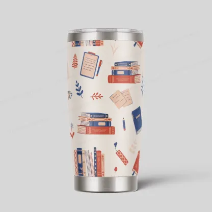 Pagewings Read Books All Day Tumbler