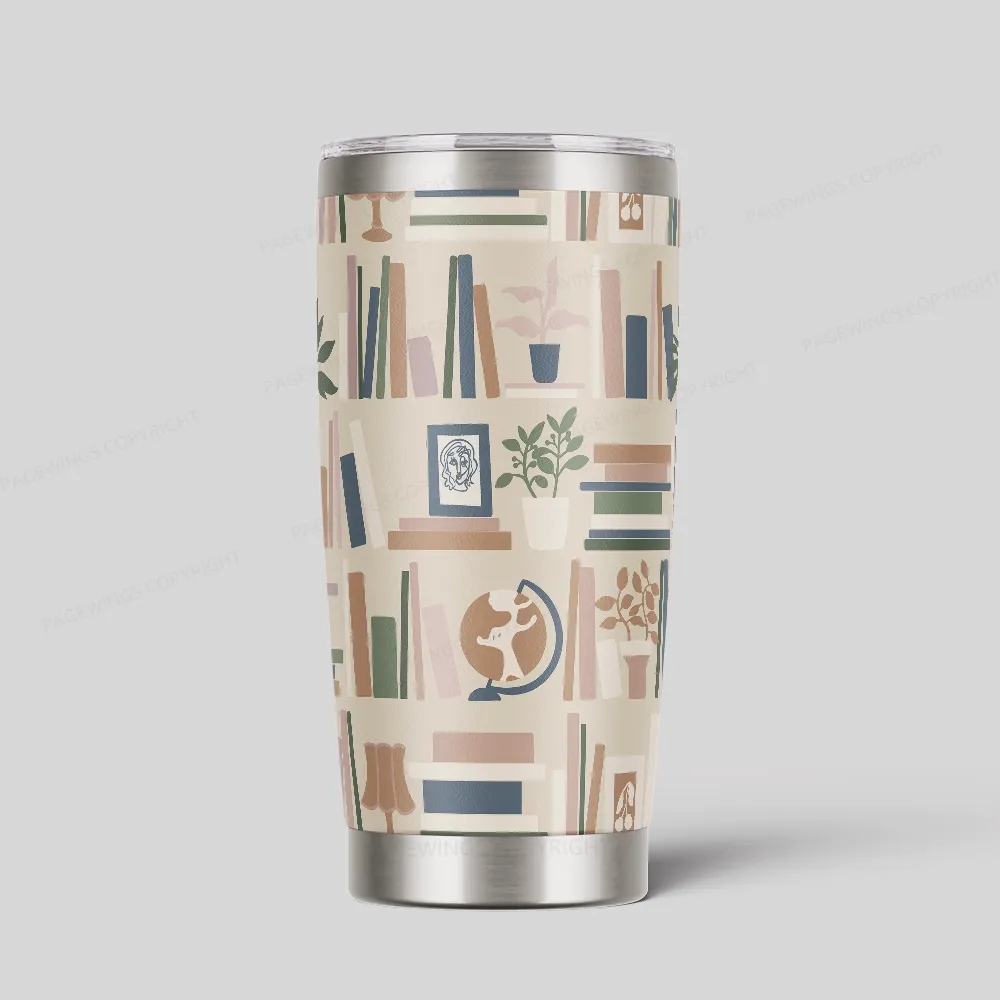 Pagewings Read Books All Day Tumbler