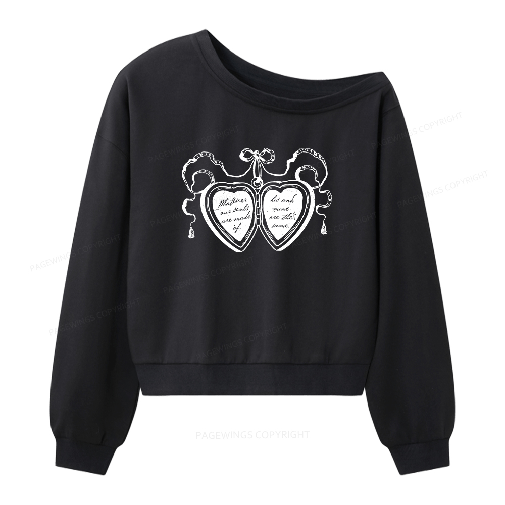 Pagewings Whatever Our Souls Are Made Of Women Off Shoulder Sweatshirt