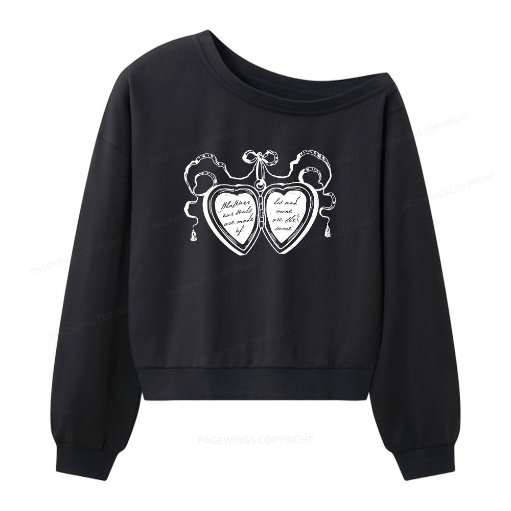 Pagewings Whatever Our Souls Are Made Of Women Off Shoulder Sweatshirt