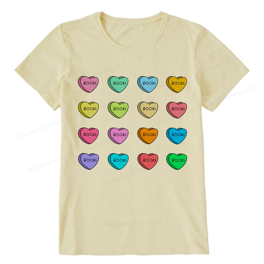 Pagewings Valentine's Day Librarian Unisex Classic T-shirt