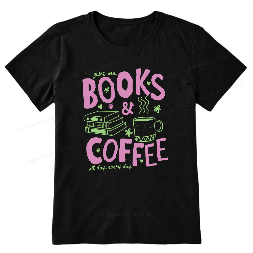 Pagewings Books and Coffee Unisex Classic T-shirt