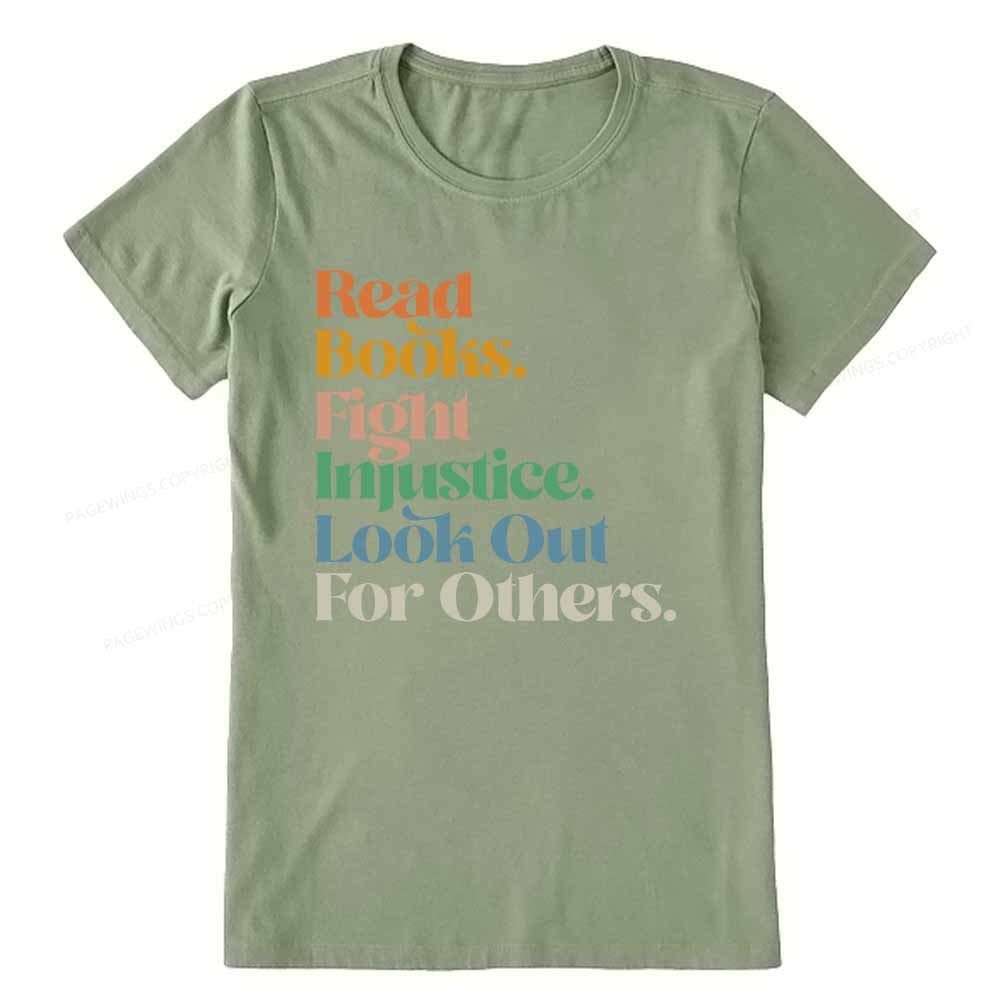 Pagewings Read Banned Books Social Justice Shirt Unisex Classic T-shirt