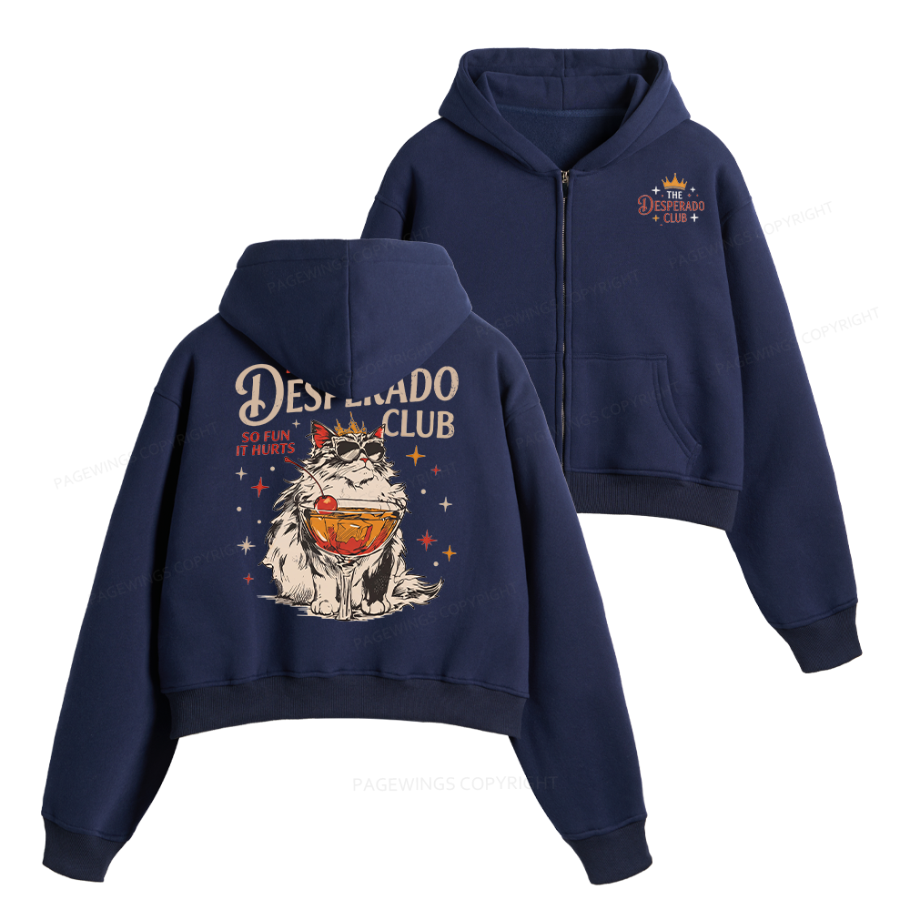 Pagewings The Desperado Club Fleece Zip-Up Hoodie